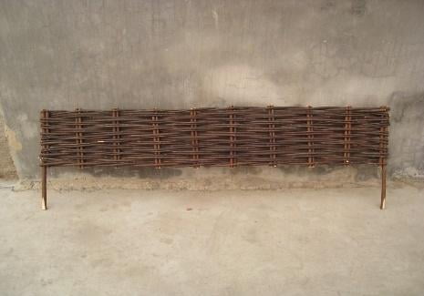 16"H x 48"W Natural Woven Willow Edging Landscape Edging Border