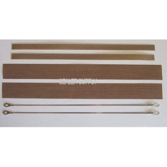 16" Hand Impulse Sealer Repair Kit 2 Element 2 Cloth Set Spare Parts