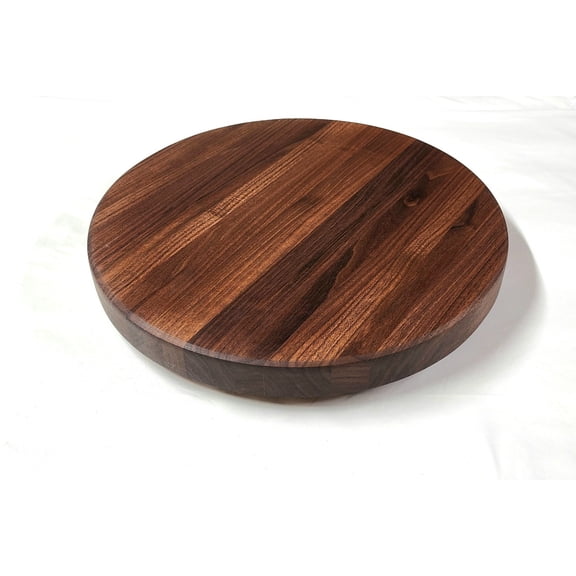 16" Handmade Black Walnut Lazy Susan, Food Safe Turntable, Table Centrepiece, Wood Turntable, Lazy Susan for Table Top Home Decor