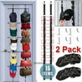thumbnail image 1 of 16 Hat Rack Organizer Baseball Holder Storage Hanger Door Wall Bag Cap Organizer, 1 of 6