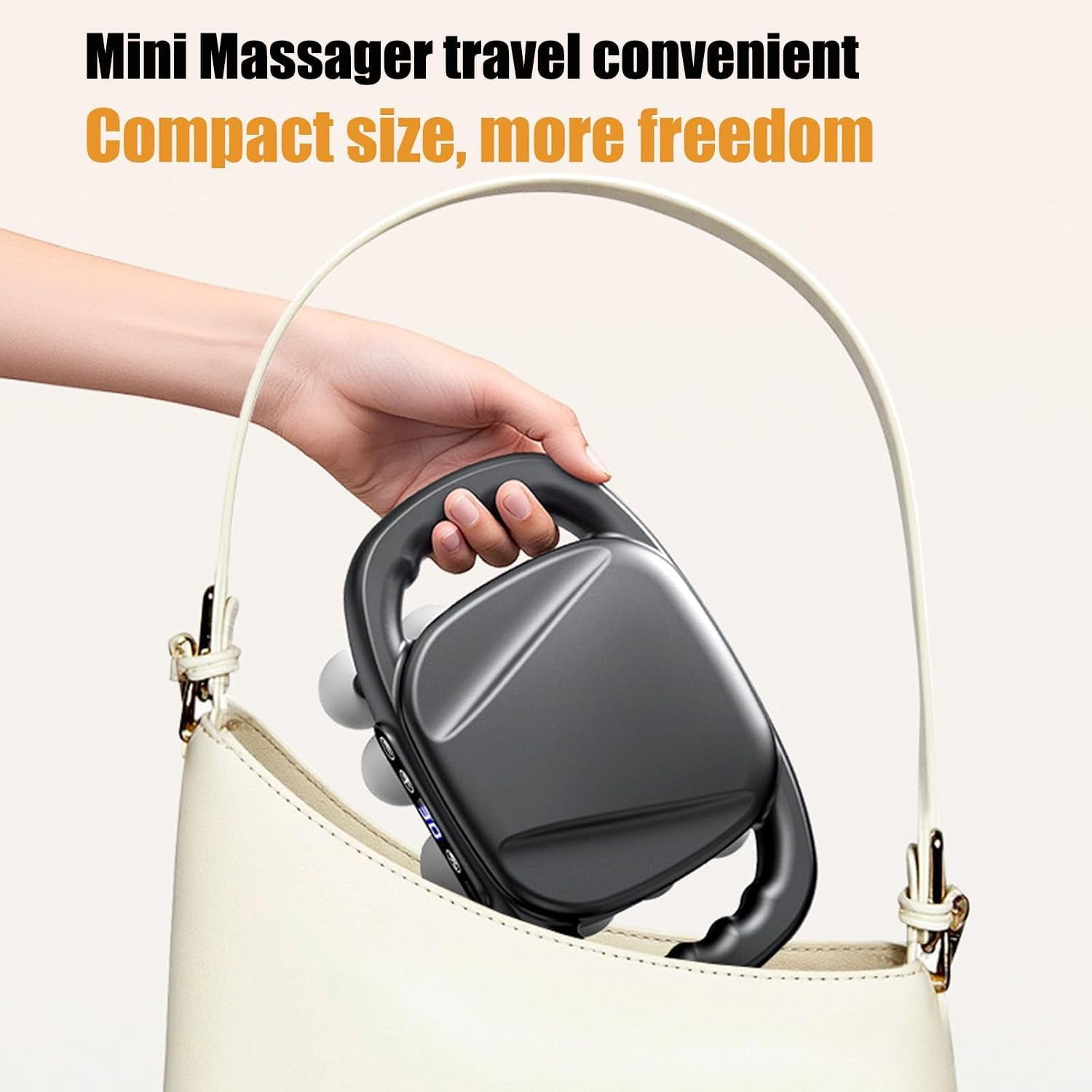 16 Head Deep Tissue Massage Gun - Portable Percussion Muscle Massager for Back Neck Shoulder Legs with Quiet Motor