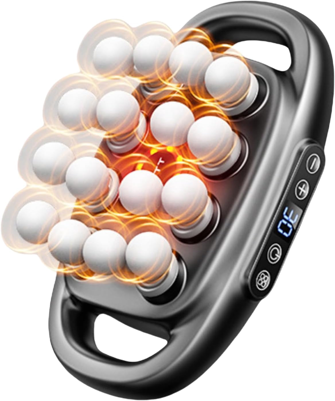 16-Head Massage Gun Set with 30 Levels & 3 Modes, Massage Gun Deep Tissue Neck Massager with 16 Heads, for Deep Tissue, Back, Shoulders, Legs, Pain Relief