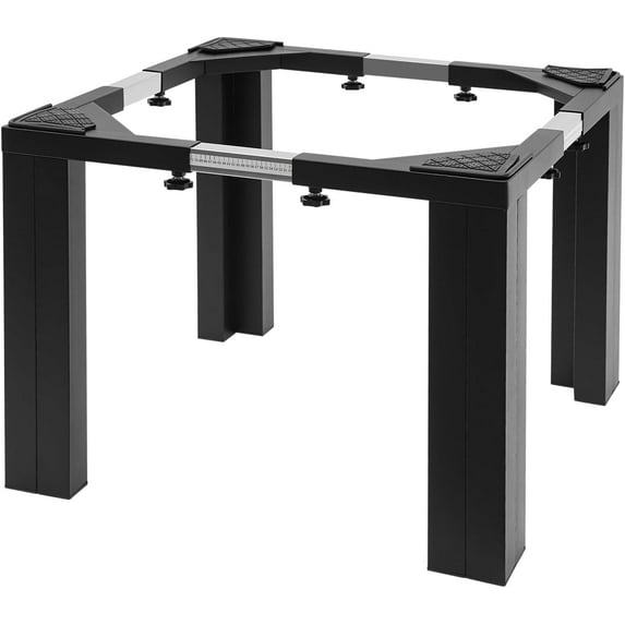 16" Height Washer and Dryer Pedestals, Adjustable 19.6-31 Inch Universal Washing Machine Stand Heavy Duty Stainless Steel Refrigerator Base, 1200lbs Load Capacity