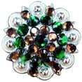 thumbnail image 1 of 16 Hilason Western Berry Conchos Glass Rhinestones Bling 1.5" Cowgirl, 1 of 4