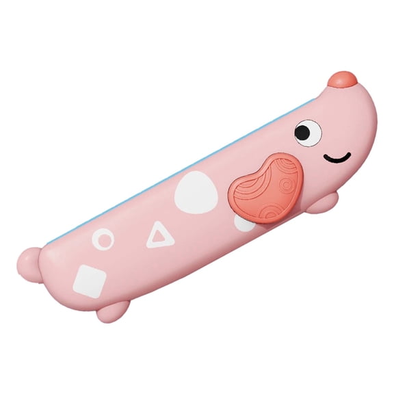 16 Hole Cartoon Kids Harmonica Silicone Mini Musical Instrument For Toddlers Children Key Of C Removable Full Body Washable Design 2025