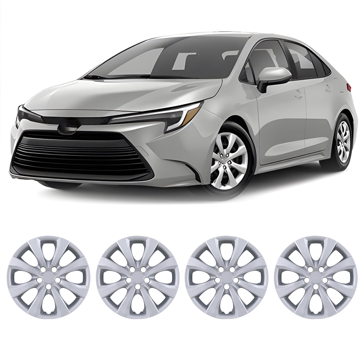 16" Hubcaps for 2020-2025 Toyota Corolla,Wheel Rim Cover for 2023-2025 ...
