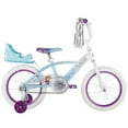 thumbnail interactive-video image 1 of Huffy 16" Disney Frozen Kids' Bike, Fits Riders 3'5" - 4'0", Blue, Child, Girl's, 1 of 15