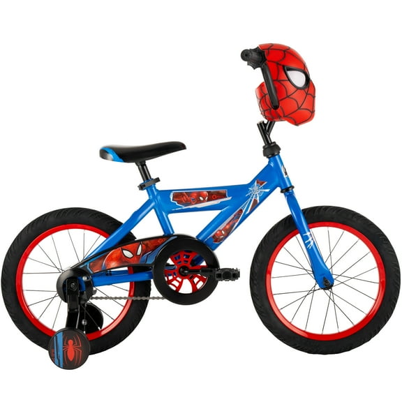 Huffy 16" Marvel Spider-Man Kids' Bike, Fits Riders 3'5" - 4'0", Red, Child, Boy's