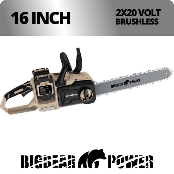 16 INCH 2x20V Cordless Brushless Chain Saw