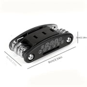 16 In 1 Multi-Function Bike Tool Kit - Portable Foldable Bike Multitool Cycling Tool Kit With Allen Wrench,Tire Levers
