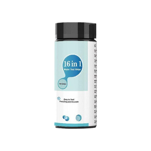 16 In 1 Water Test Strips 50 Or 100 Count Fast Accurate Drinking Water Testing Kit For Lead Hardness Fluoride Mercury Nitrate Nitrite Chlorine