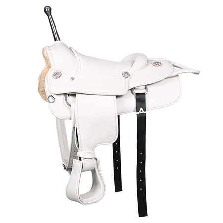 16 In Hilason Custom Designed Rare Western Trick Riding Saddle