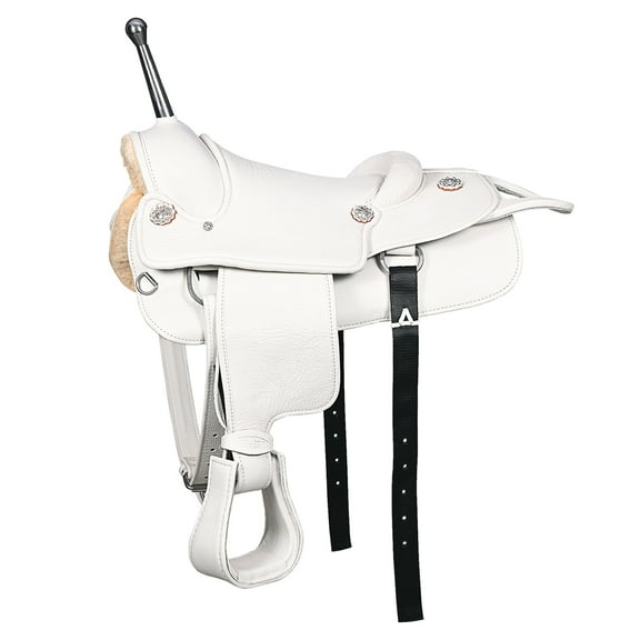 16 In Hilason Custom Designed Rare Western Trick Riding Saddle