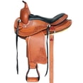thumbnail image 1 of 16 In Hilason Gaited Western Trail Pleasure Endurance Horse American Leather Saddle, 1 of 8