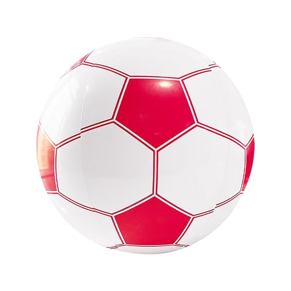 16 In Inflatable Sports Ball In Red for Water Bounc Ing Fun and Backyard Social Gather Ings Festive Outdoor Party Accessories