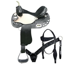 16 In Western Horse Treeless Saddle American Leather Trail Barrel Tack