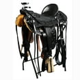 thumbnail image 1 of 16 In Western Horse Wade Saddle American Leather Ranch Roping Black Hilason, 1 of 8