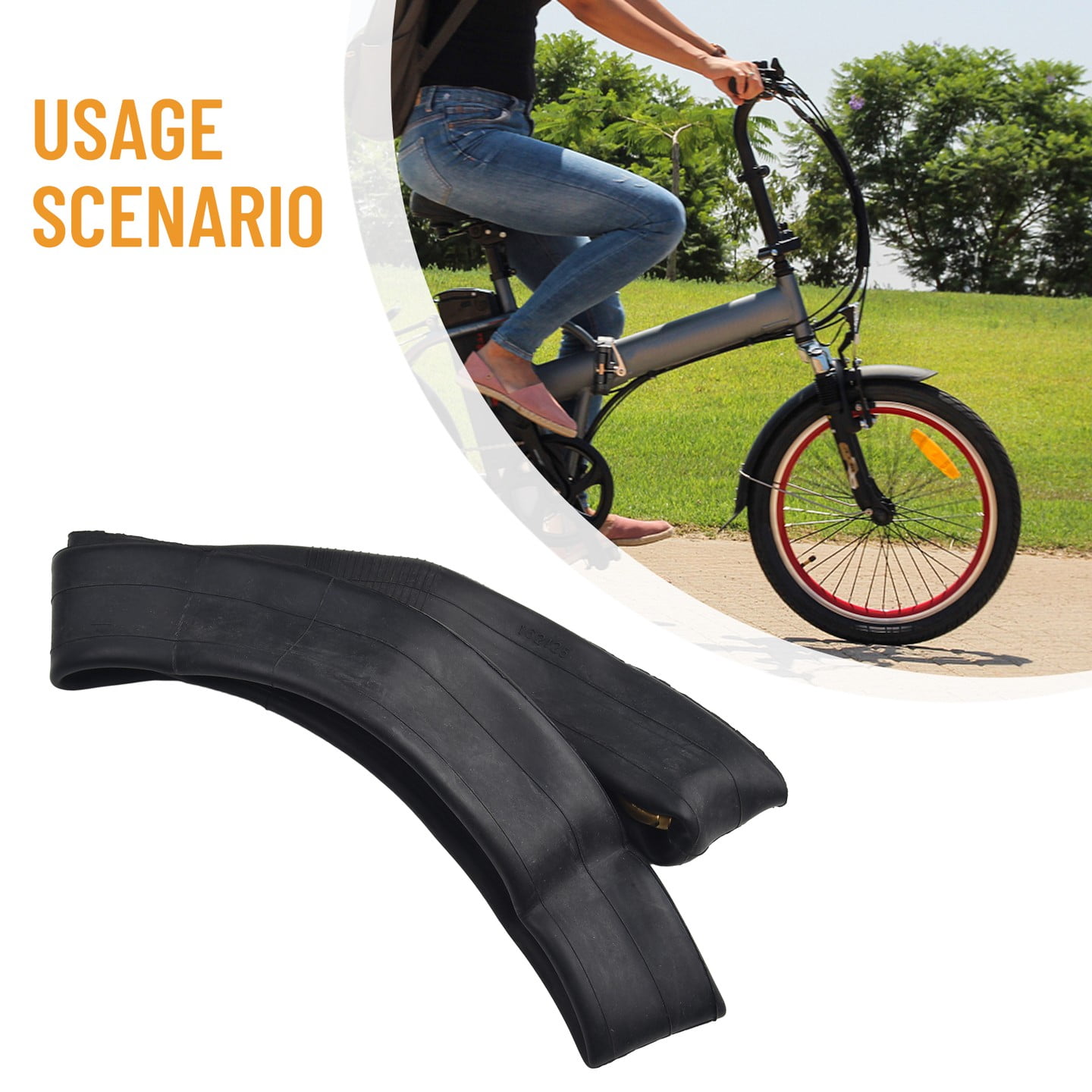 16 Inch 16*2.125(57-305) Inner Tube for Electric Bike Bicycle