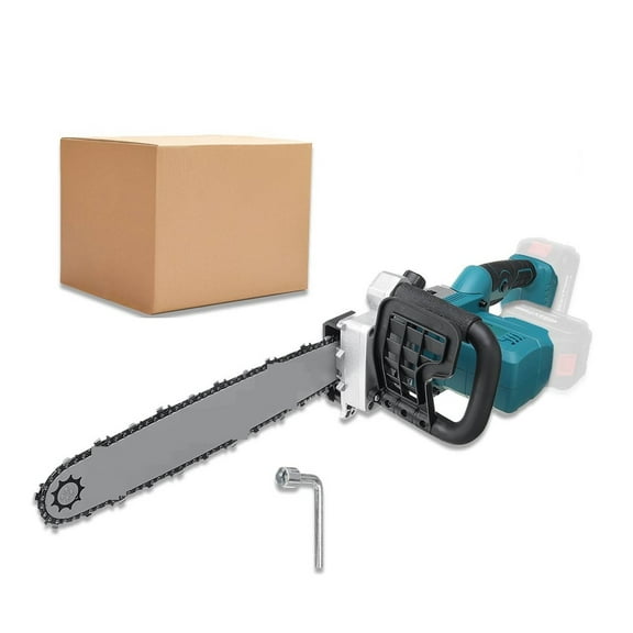 16 Inch 2500W Electric Chainsaw Cordless 2 Battery High Powerful Motor Garden Woodworking Cutting Tool Machine ,2 IN 1 Trimmer & Edger