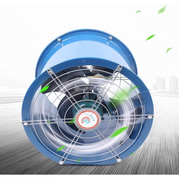 16 Inch 5400m³/H Exhaust Fan, Fan Extractor Ventilation Fan Wall Mount Ventilation and Cooling for Warehouse Workshop Kitchen and Construction Site