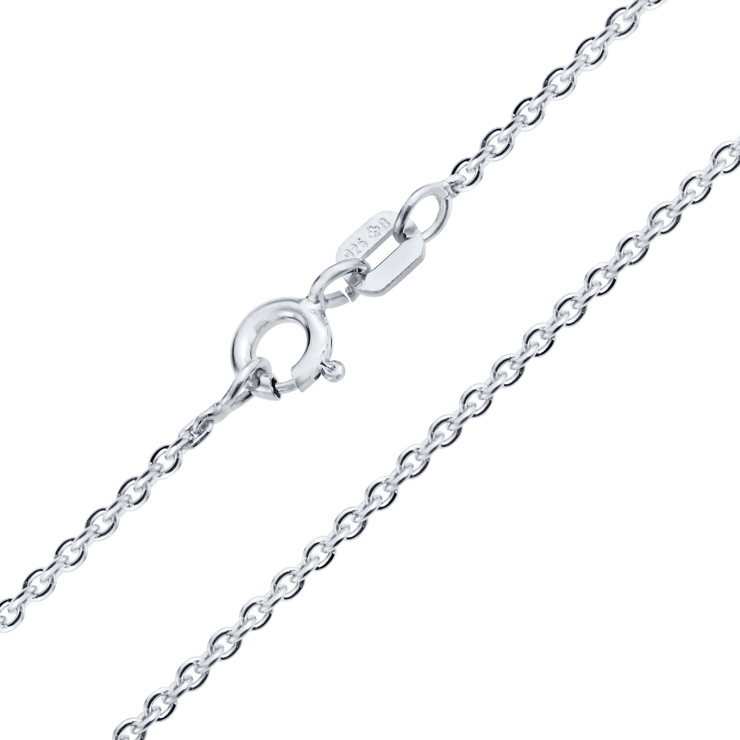 16 inch sterling silver cable chain deals