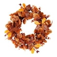 thumbnail image 1 of 16 Inch Artificial Fall Wreath for Front Door, Autumn Leaf Wreath with Golden Eucalyptus, Thanksgiving Harvest Home Wall Porch Decor, Indoor/Outdoor Decor, 1 of 2