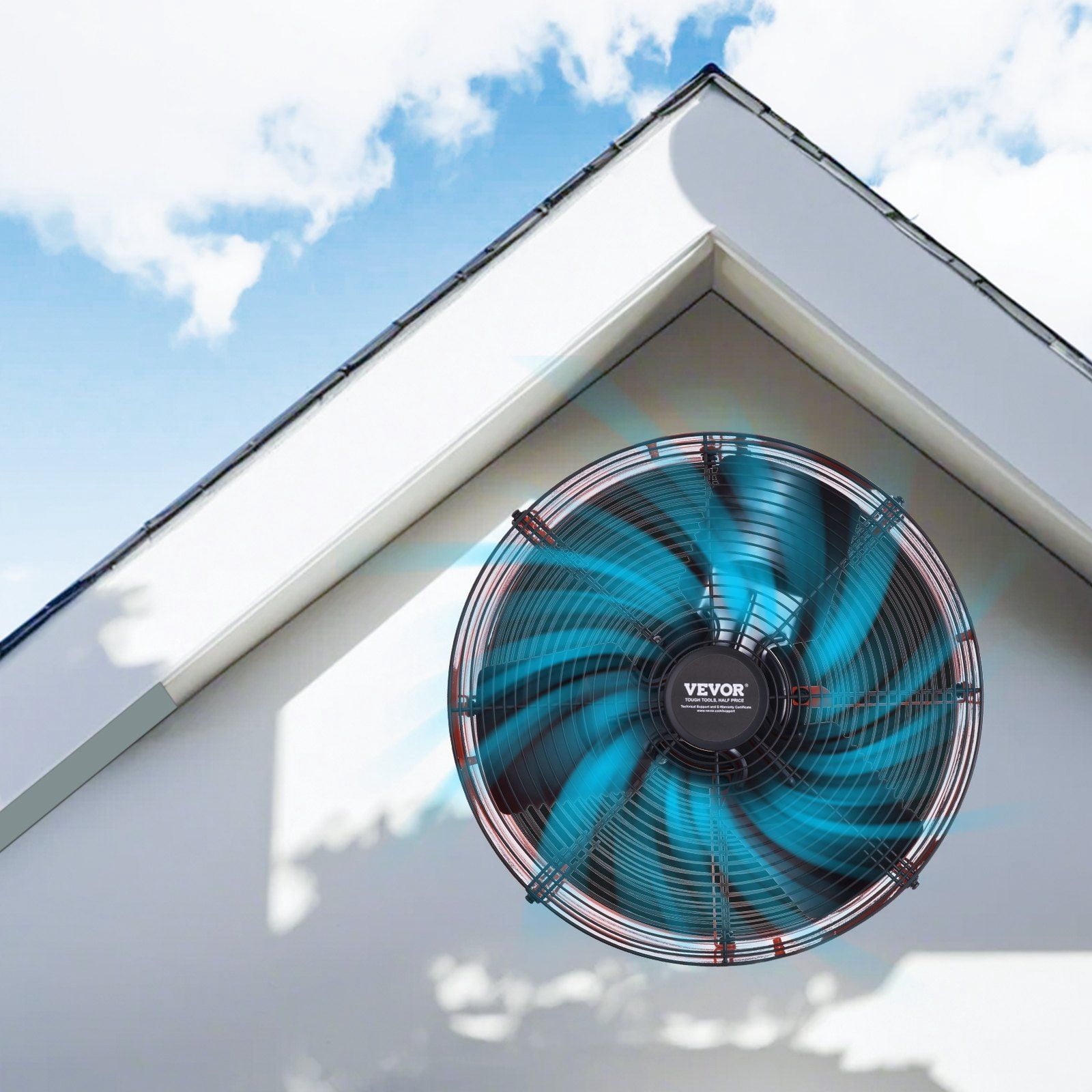 Picture Idea: 16 Inch Attic Ventilation Fan 2940 Cfm Gable Mount With