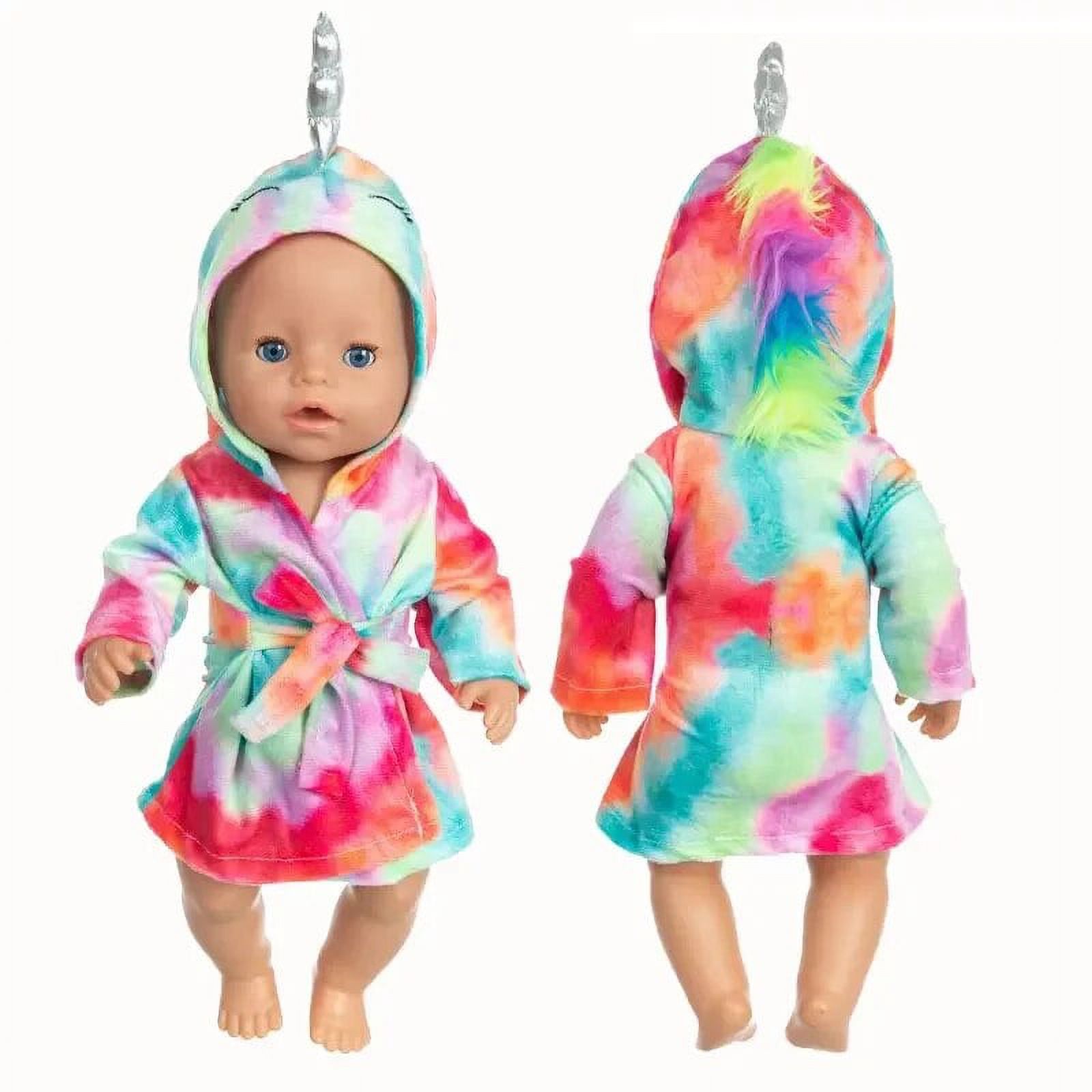 16 Inch Baby Doll Bathrobes 17 Inch Reborn Dolls Clothes Sleeping Wear