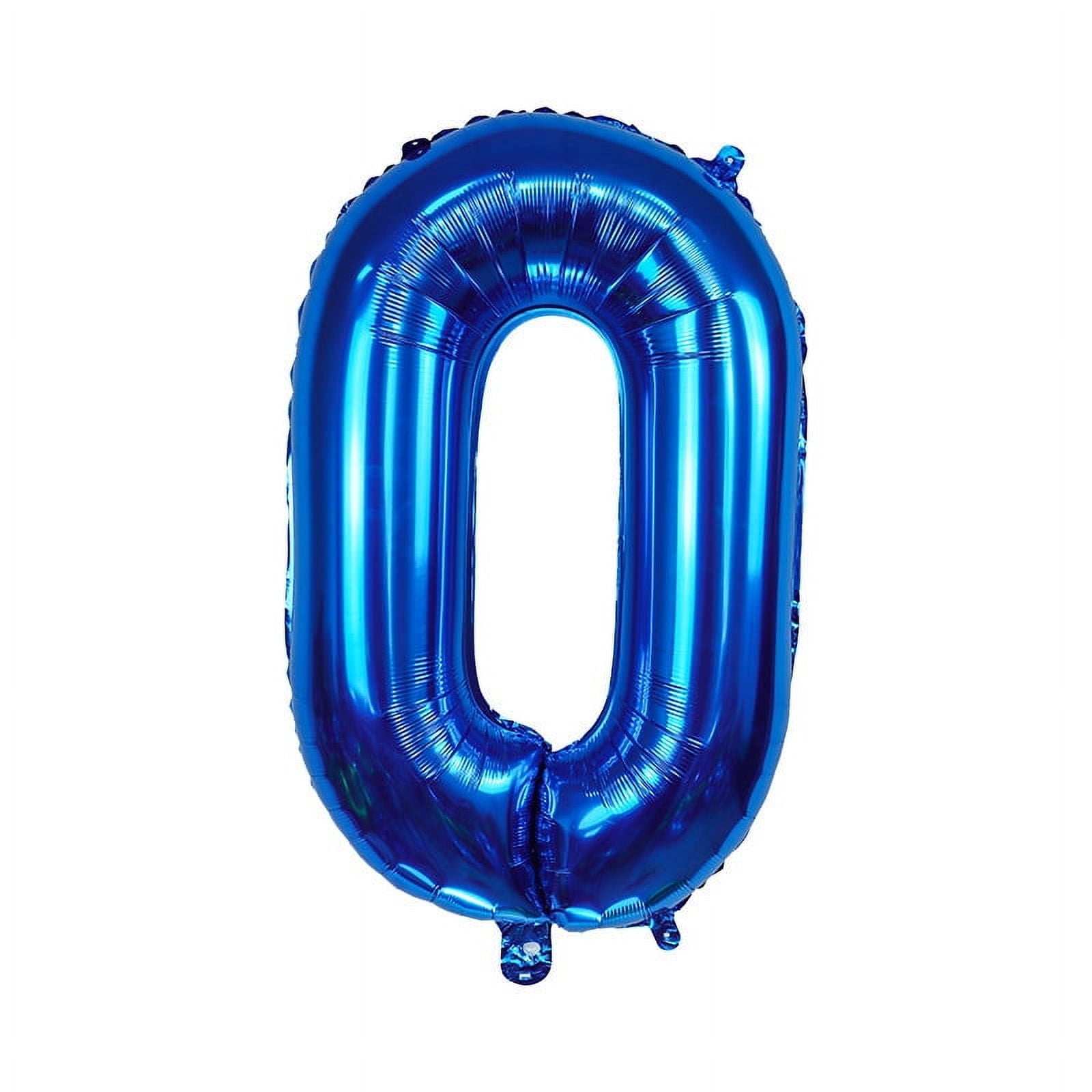 16 Inch Birthday Balloon Numbers 0-9 Foil Balloons Red Blue Green Black Rose Red Gold Party Decorations