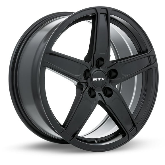 16 Inch Black Alloy Wheel Rim for Jeep Compass, RTX 82586 16x6.5 5x114.3 5Lug