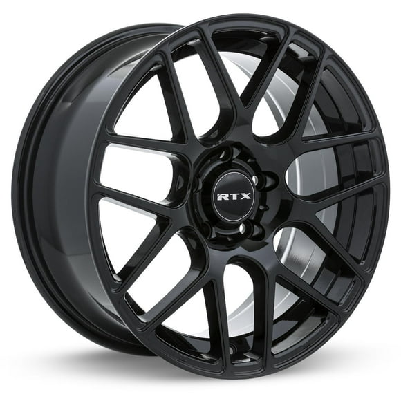 16 Inch Black Alloy Wheel Rim for Jeep Compass, RTX 82760 16x6.5 5x114.3 5Lug