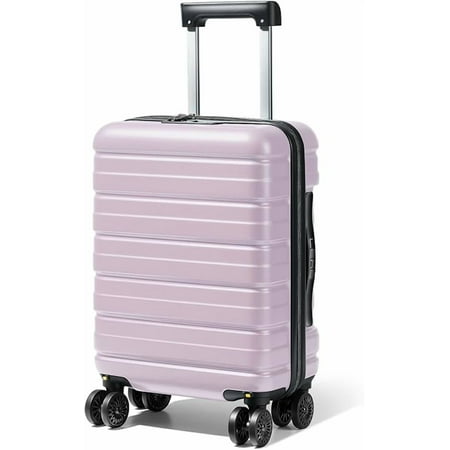 16 Inch Carry On Luggage Airline Approved, Hard Shell Suitcase with TSA Lock, Lightweight Spinner Wheels Durable ABS Compact Carry-On for Travel Weekend Trips Men Women