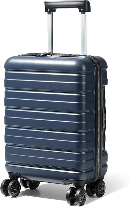 16 Inch Carry On Luggage Airline Approved, Hard Shell Suitcase with TSA Lock, Lightweight Spinner Wheels Durable ABS Compact Carry-On for Travel Weekend Trips Men Women