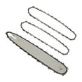 thumbnail image 1 of 16 Inch Chain Saw Guide Bar with 3Pcs Chains for 009 012 021 E180 MS180 MS190 MS250, 1 of 6