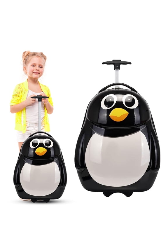 16 Inch Children's Trolley Case Cartoon Animatio N Baby Suitcase Large Capacity Single Pole Cabin Case Storage Box M