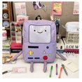 thumbnail image 1 of 16 Inch Cute Adventure Travel Backpack with Embroidered Front and Dual Zippers with embroidered front,  BeeMore Cartoon Robot Travel Laptop, Reinforced Adjustable Straps and Top Carry Handle, 1 of 6
