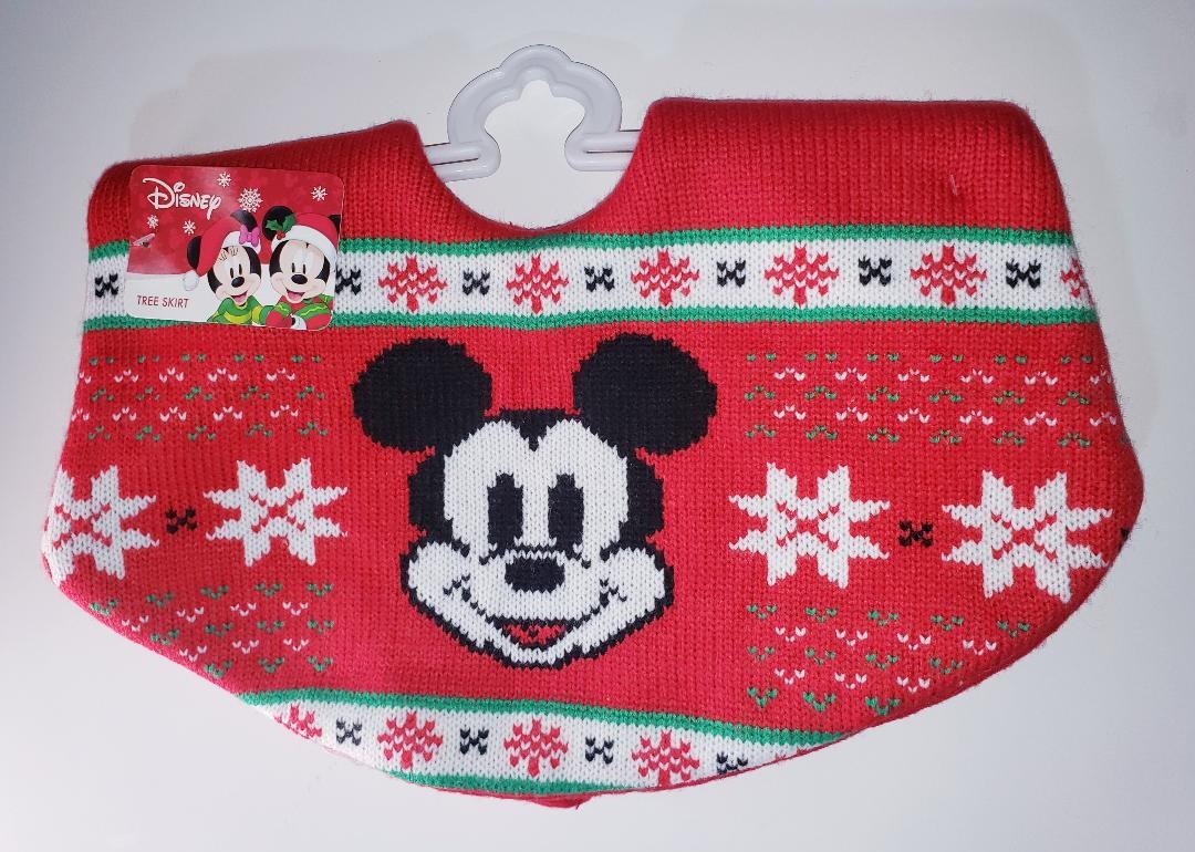 16 Inch Disney Mickey Mouse Ugly Sweater Style Miniature Christmas
