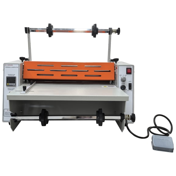 16 Inch Electric Steel Roller Thermal Laminator Single and Double Side Hot Roll Laminating Machine 110V