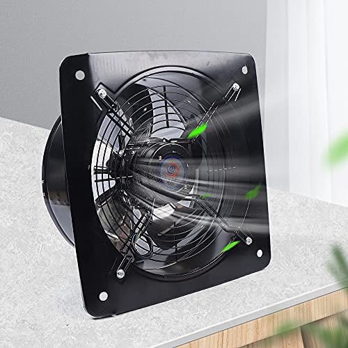 16 Inch Exhaust Fan Wall Mount Ventilation Extractor Blower Greenhouse Fans and Vents Window Exhaust Fan Kitchen Exhaust Vent Fan for Kitchen, Sheds, Attics, Workshops, 750W 110V (