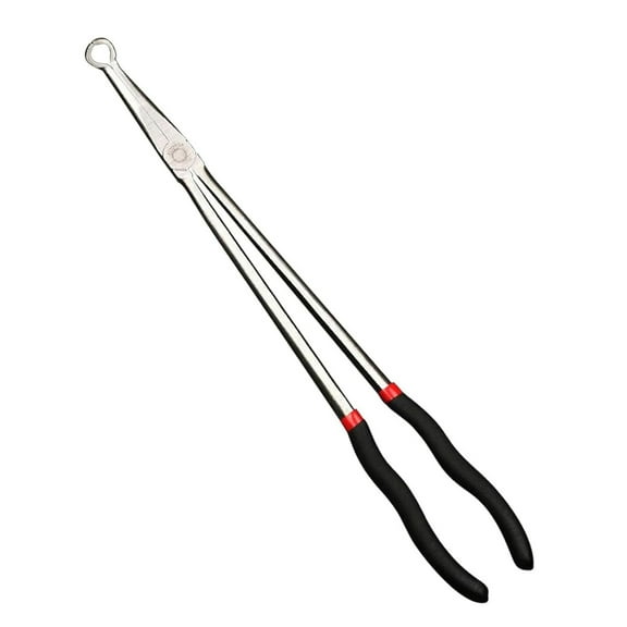 16 Inch Extended Long Nose Pliers Heavy Duty Automotive Spark Plug Wire Puller Electrical Repair Crimping Tool With Side Cutter