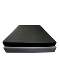 thumbnail image 1 of 16 Inch Extra Deep Fitted Sheet/Bottom Sheet (Full XL, Stripe Black) - 1800 Series Brushed Microfiber - Deep Pocket Fitted Sheet by The Great American Store, 1 of 4
