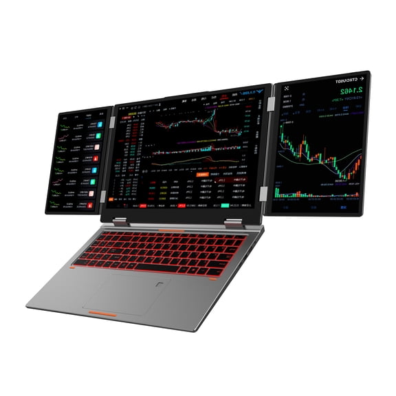 16-Inch FHD 2-in-1 Laptop, Core i5-12450H, 32GB RAM, 1TB SSD, Folding Screen, Split Screen Work for High Efficiency Computer