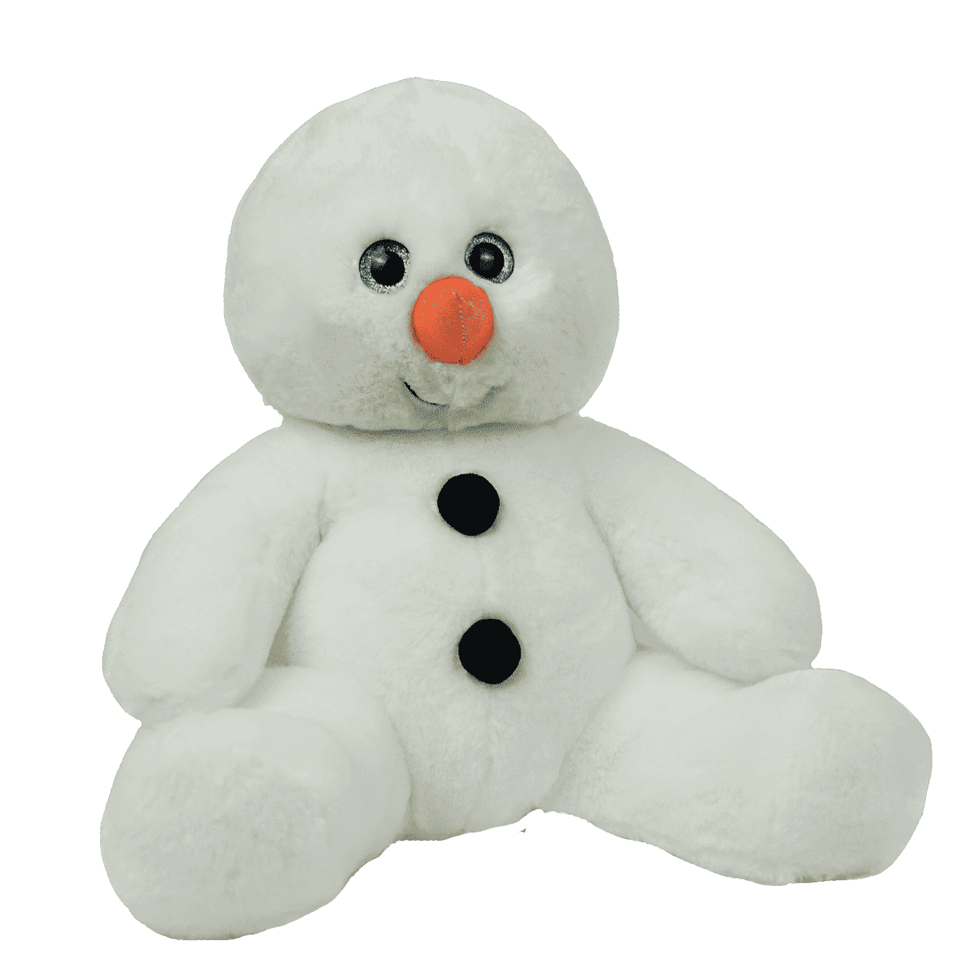 Plush Gear 16-Inch Snowman Stuffed Toy Soft Winter Plush Doll for Holiday Decor or Kids' Gifts