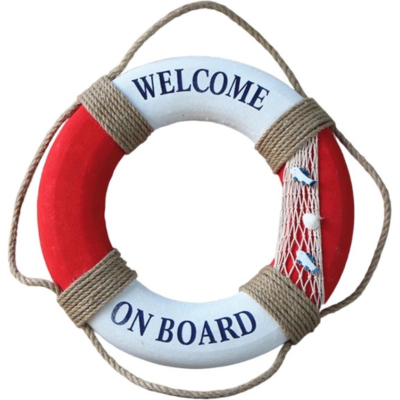 16 Inch Foam Life Ring with Rope for Pool Lake Rive