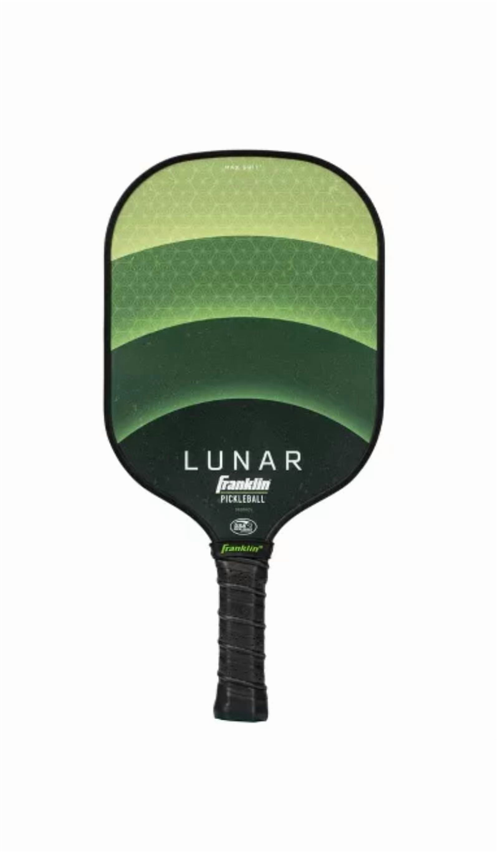 16 Inch Franklin Sports Lunar Green Pickleball Paddle w/ Fiberglass Max Grit Surface - USA Pickleball Approved