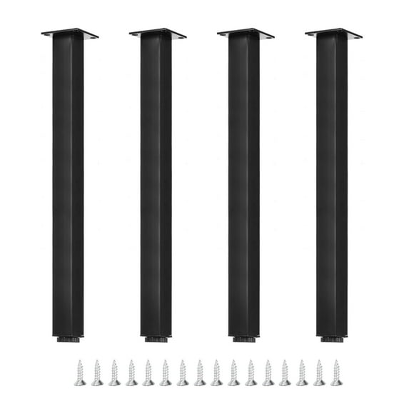 16 Inch Furniture Leg, Adjustable Table Legs, Metal Cabinet Legs Extension for Table, Sofa,Set of 4