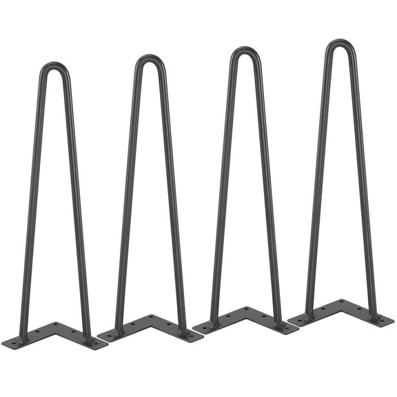 16 Inch Hairpin Furniture Legs Solid Metal Heavy Duty Dining Table Leg Modern Design