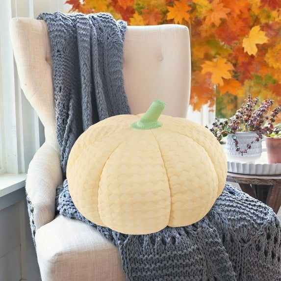 16 Inch Halloween Decor Pumpkin Toy Living Room Halloween Decor Fall Home Decor Autumn Decor Halloween Bedding Living Room Pillows Decorative, Yellow