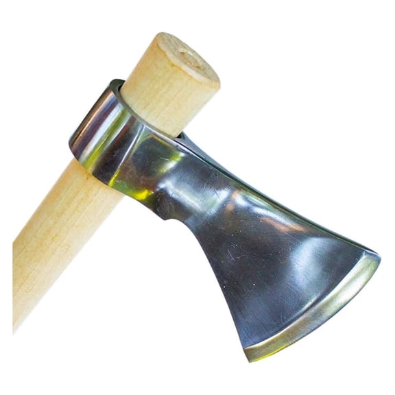 16 Inch Hand-Forged Polished Steel Mouse Throwing Tomahawk Axe Hatchet - Handy, and Packs a Powerful Throw!
