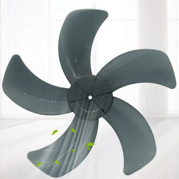 16 Inch Household Fan Blade Five Leaves With Nut Cover For Pedestal Fan Table